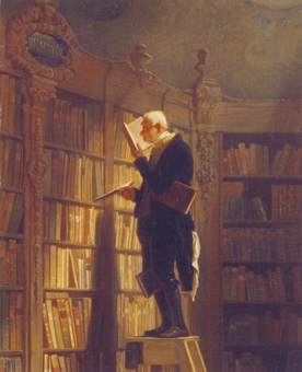 Carl Spitzweg (1808 - 1885), Der B�cherwurm