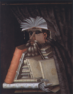 Giuseppe Arcimboldo (1526 - 1593), Der Bibliothekar